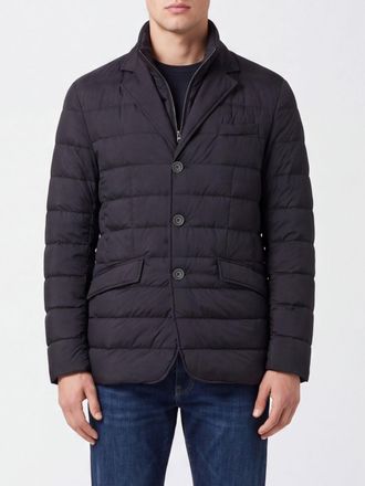 Herno Piumino blazer in nylon trapuntato slim fit con pettorina