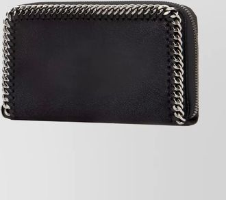 Stella McCartney FALABELLA chain detail zip-around wallet