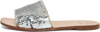 Tory Burch Sandali con paillettes Pre-owned - Argento