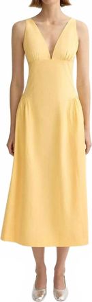 Poss&eacute; Lindie Midi Dress In Yellow