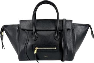 Celine Pre-owned Vintage Shoulder Bag - Dames - Vintage Handtas - Zwart - ONE Size - Leer - Vintage