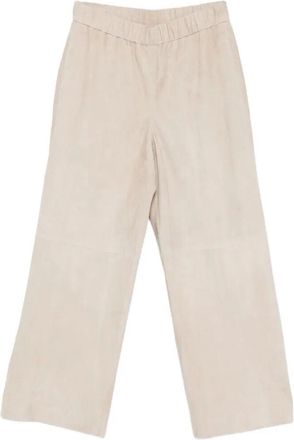 Manzoni24 Suede Pants