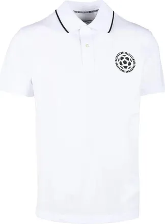 Dirk Bikkembergs White Classic Stretch Polo Shirt