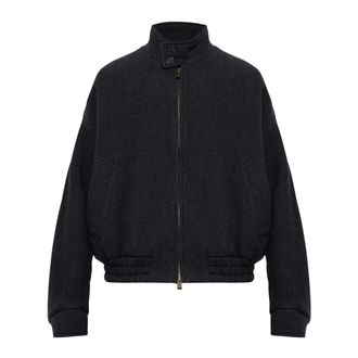 Darkpark Darkpark, Jassen, Heren, Grijs, L, Wol, Wool Bomber Jacket