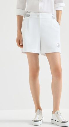 Brunello Cucinelli Lightweight French terry shorts in White at Nordstrom, Size 48 It