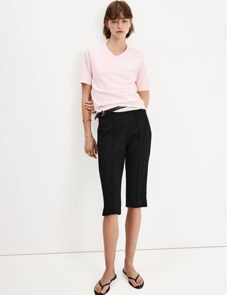 Mango Pullover maglia collo a V rosa chiaro - Donna - XXS - MANGO