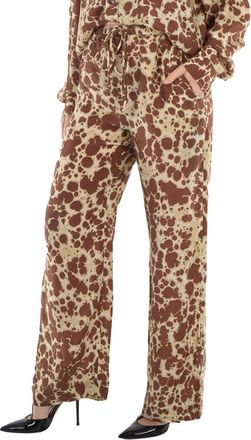 Nanushka Tie Dye Polyka Relaxed-Leg Pants, Size X-Small