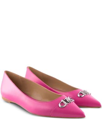 Michael Michael Kors Cipele pumps met puntige neus en logoplakkaat - Roze