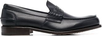 Premiata slip-on pebbled-texture loafers - men - Calf Leather/Calf Leather/Calf Leather - 44 - Blue