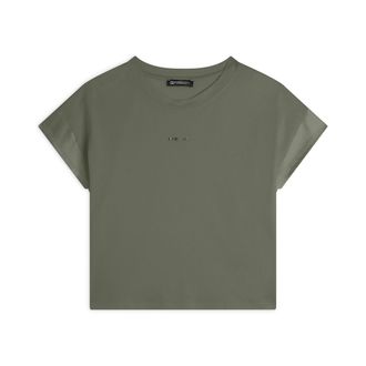 Freddy T-shirt corta in jersey con maniche effetto seta