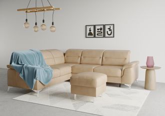 Sit&more Ecksofa &raquo;Sinatra L-Form&laquo; optional mit Kopfteilverstellung und Armteilfunktion