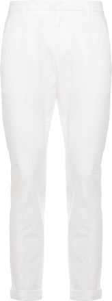 Dondup White Gaubert Cotton Chino Pants
