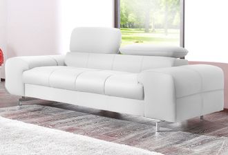 Cotta 2-Sitzer »Chef« Big-Sofa mit Kopfteilverstellung, edle Metallkufen