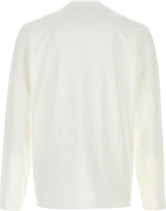 Autry Mens White Cotton T-Shirt Jerseywhite Exterior