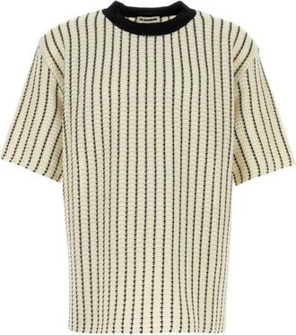 Jil Sander Off White Stripes T-Shirt
