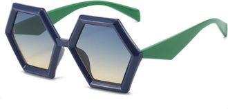 Generic Large Frame Outdoor Mens And Womens Driver Sunglasses(Blue)