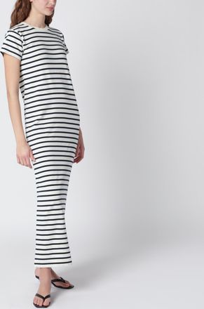 Anine Bing Wynne Striped Maxi Cotton Dress