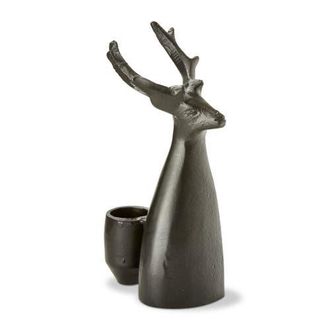 Tag Large Black Aluminum Reindeer Candle Holder Christmas Decor at Nordstrom