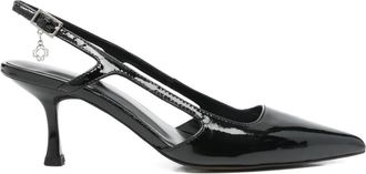 Maje Slingback pumps met puntige neus - Zwart
