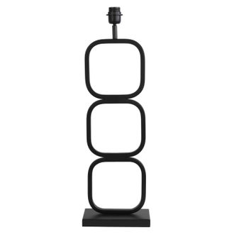 Light & Living L&aacute;mpara De Mesa - Lutika - Negro - Metal - - Light&living
