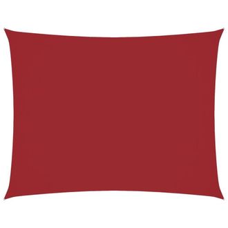 Berkfield Home Sunshade Sail Oxford Fabric Rectangular 6x8 m Red