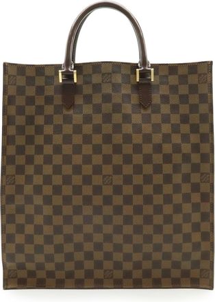 Louis Vuitton Brown Damier Canvas Pvc Handbag Tote Bag (Pre-Owned)