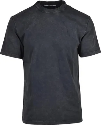 Mauro Grifoni Tops, Heren, Zwart, M, Katoen, T-shirt