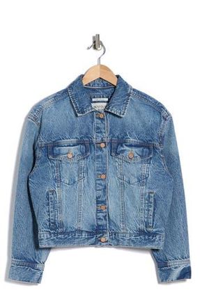 Scotch & Soda Oversized Crop Denim Jacket in Nolita at Nordstrom Rack, Size Medium