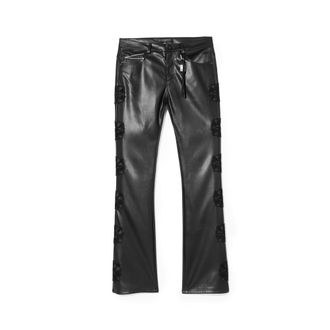 Cult of Individuality Cults Lenny Bootcut 603 Jeans in Black Faux Leather