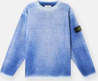Stone Island Crewneck Sweater In Organic Cotton