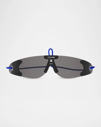 Celine Men & apos;s Runner Shield Sunglasses