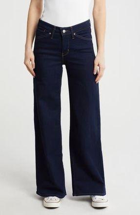 Levi's 318 Shaping Wide Leg Jeans in Darkest Sky at Nordstrom Rack, Size 24 X 32