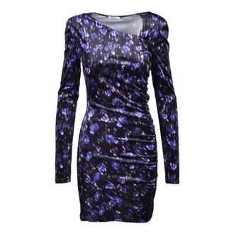 Patrizia Pepe Kleedjes, Dames, Veelkleurig, S, Polyester, Fluwelen Stretch Jurk