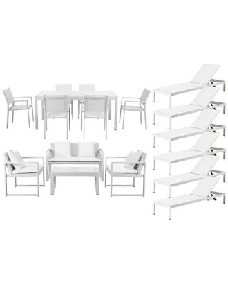 Pangea Home Chester 17Pc Patio Set