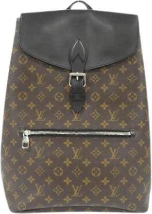 Louis Vuitton Pre-owned Backpacks, male, Brown, Size: ONE SIZE Pre-owned Vintage Backpack