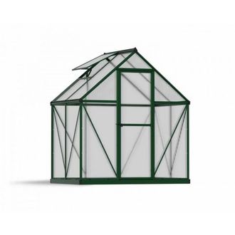 Palram Greenhouse Mythos 6 x 4, Polycarbonate - L126 x W185 x H208 cm - Green