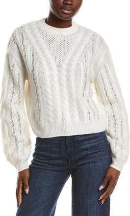 Naadam Airy Cable Crewneck Cashmere Sweater