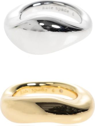 Kate Spade New York Gesmolten Stapelringen - Dames - Ringen - Geel - 53 MM - Accessoires