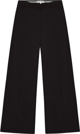 Birgitte Herskind Kimberly Pants - Dames - Wijde Broeken - Zwart - M - Leer - Broeken