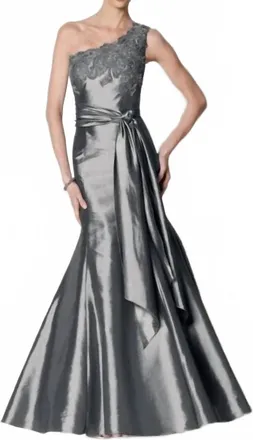 Cameron Blake In Stock Dress In Pewter