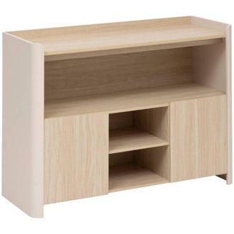 5five Simply Smart Credenza a 2 ante in legno e avorio bianco roundy - 5five