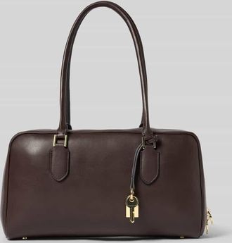 Mango Handtasche mit Tragehenkeln Modell CADIZ in Dunkelbraun, Gr&ouml;&szlig;e 1