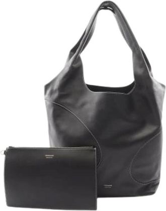 Ferragamo Pre-owned Tote Bags, female, Black, Size: ONE SIZE Pre-owned Tote Bag