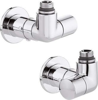 Caleffi V&aacute;lvulas High-style Para Radiadores Toalleros Caleffi 4003-4004 Cromo - Izquierda
