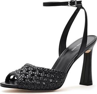 Michael Kors Rosie High Sandals Womens Sandals Black : 8.5 M, Leather/Synthetic
