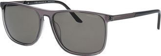 Jaguar 37206 Polarized 5206 Mens Sunglasses Grey Size 60