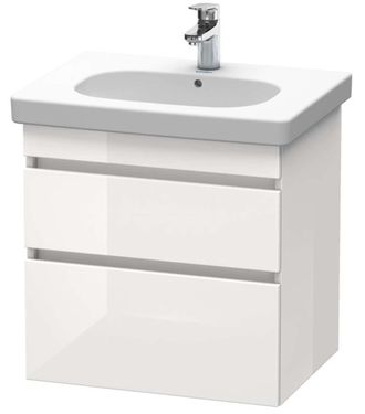 Duravit Duravit - Durastyle Meuble Sous-lavabo Suspendu 6483, 2 Tiroirs