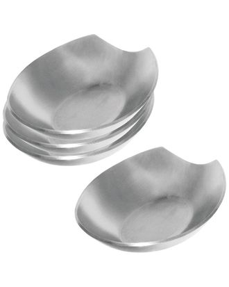 Oggi Set Of 4 Spooner Stainless Steel Spoon Rests