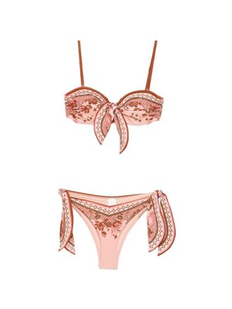 Zimmermann Pink Paisley Swimwear