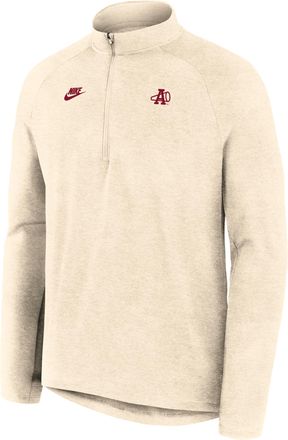 Nike Alabama Legacy Stride Nike Mens Dri-FIT College 1/2-Zip Long-Sleeve Top in White | 04V115AABV-5T9